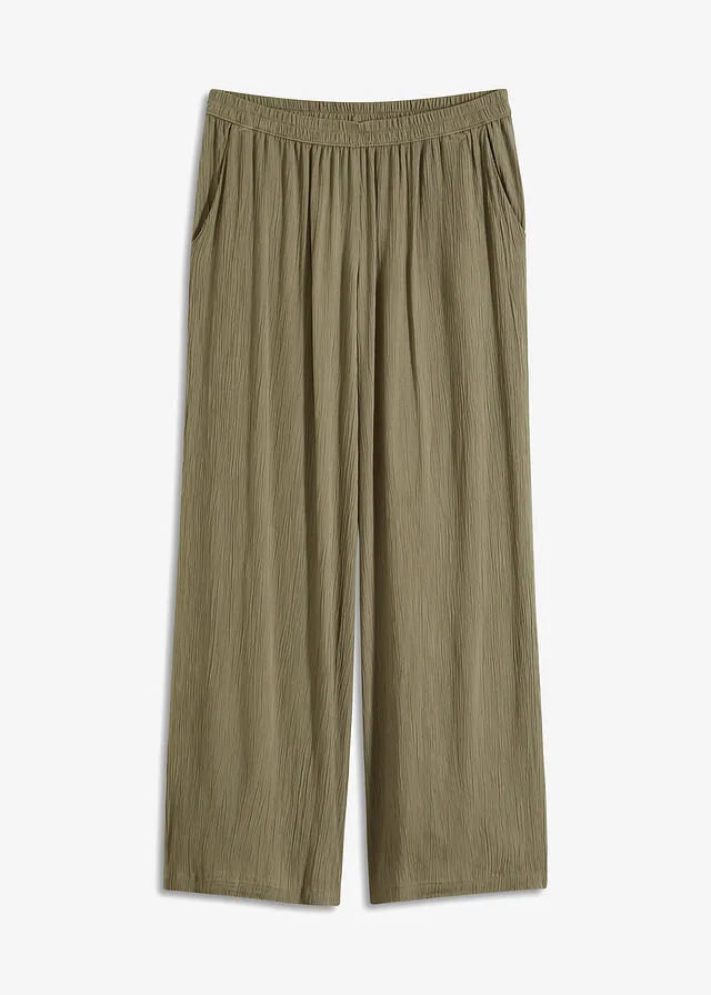 Pantalón Palazzo de viscosa suave