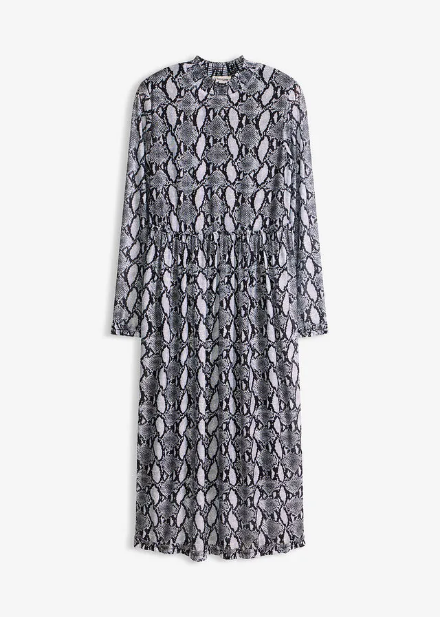 Vestido midi de malla suave