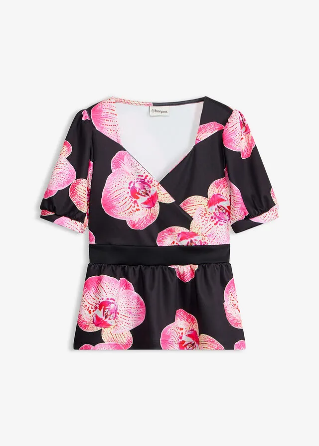 Camiseta con peplum