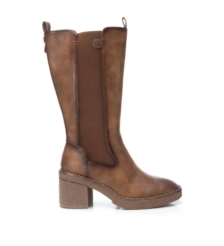 Refresh para mujer. 17200902-TAUPE Botas 172009 marrón (38), 5 a 8cm, Cremallera, Casual
