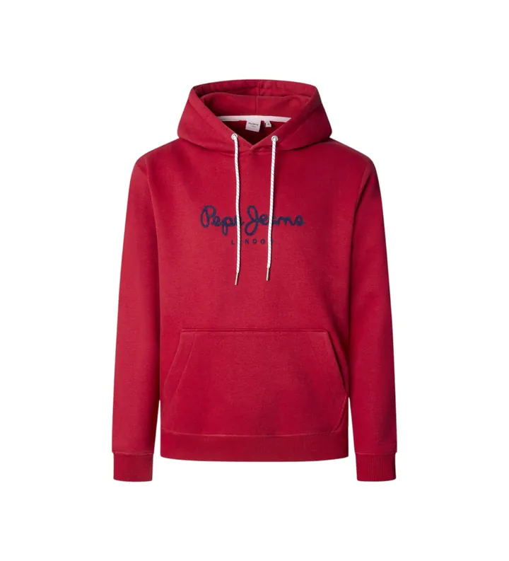 Pepe Jeans para hombre. PM5800009 Sudadera Macbeth Plain rojo (M), Casual, Algodón