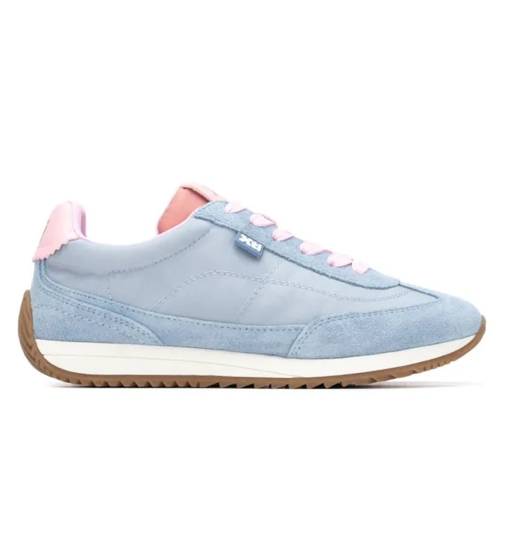 Xti para mujer. 14520903-CELESTE Zapatillas 145209 azul (35), Plano, Cordones, Casual