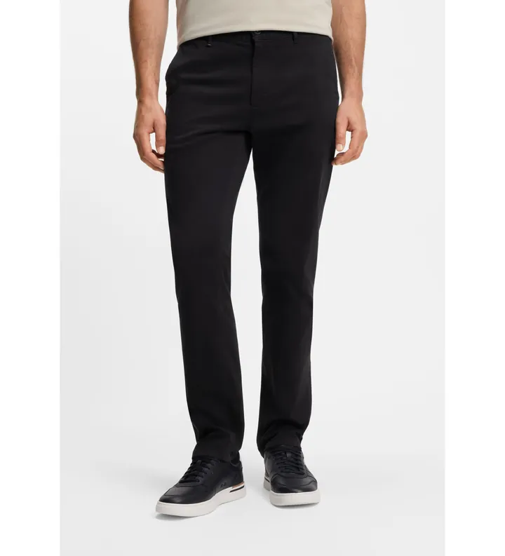 BOSS para hombre. 50510933 Pantalón Chino Slim negro (36/34), Casual, Algodón