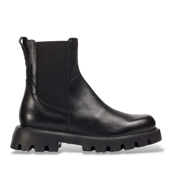 Wonders para mujer. C-7511_5511_5792 Botines de Piel Goodfly 11 Negro (37), Plano, Ninguno, Casual