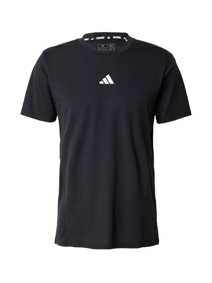 ADIDAS PERFORMANCE Camiseta funcional 'Designed for Training' negro / blanco
