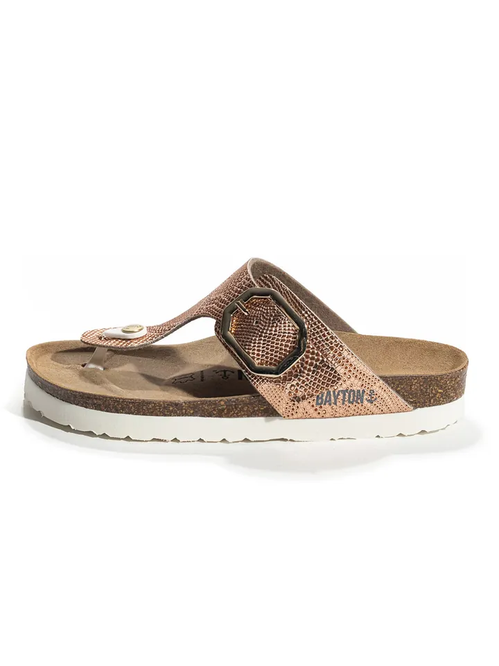 Bayton Zapatos abiertos 'Cairns' oro rosa