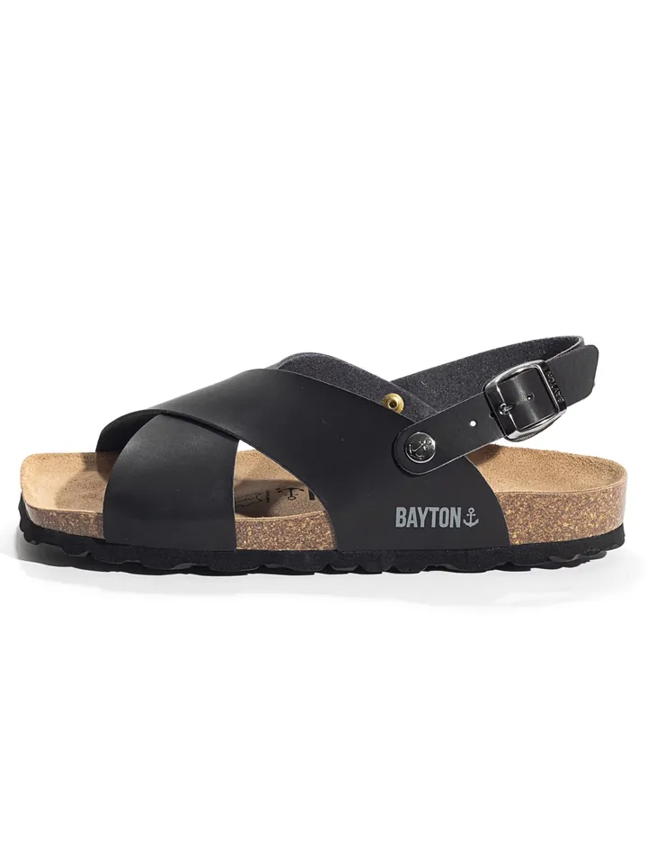 Bayton Sandalias gris / negro