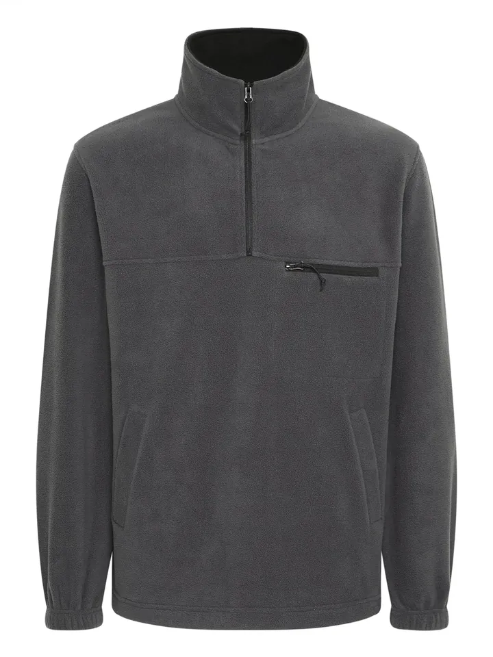 !Solid Jersey 'Matzo'  gris oscuro