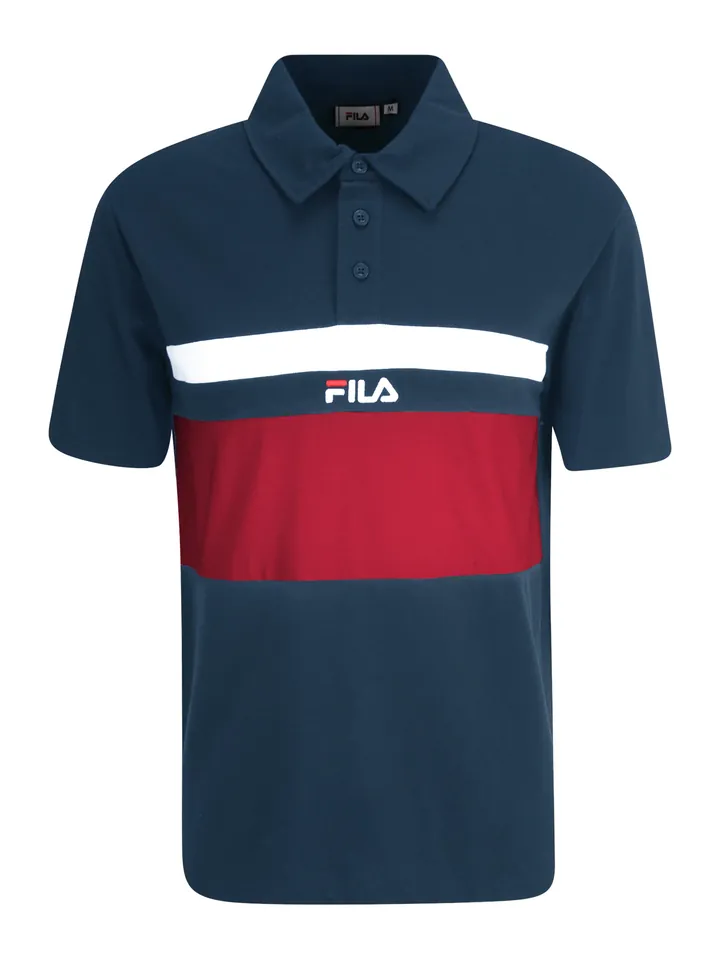 FILA Camiseta azul / rojo / blanco