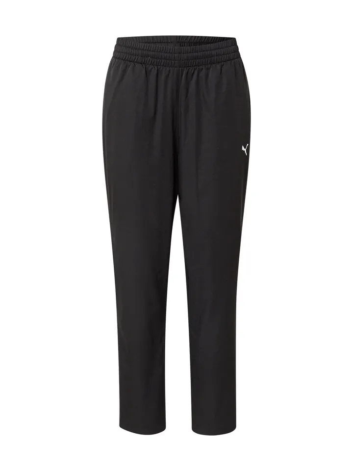 PUMA Pantalón deportivo 'ESS' negro / blanco