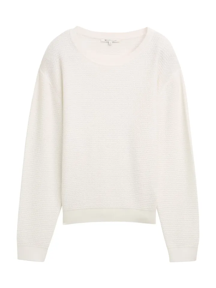 TOM TAILOR DENIM Jersey offwhite