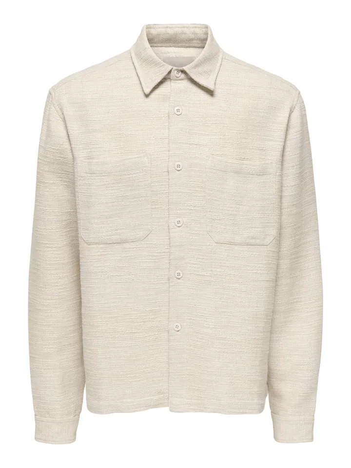 Only & Sons Camisa beige
