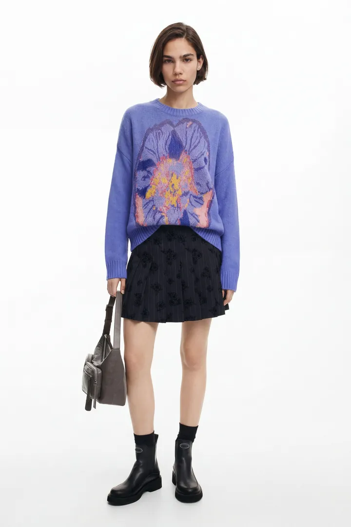 Desigual, Jersey pensamiento M. Christian Lacroix, Rojo, L