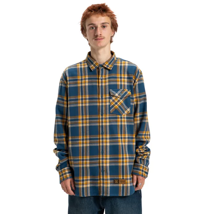 Marshal - Camiseta de franela Azul hombre