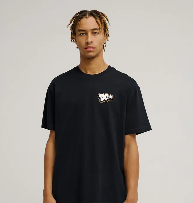 DC Throw Up - Camiseta de manga corta Negro Hombre
