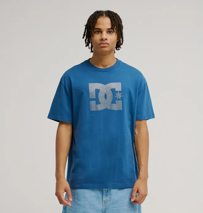DC Strass Star - Camiseta de manga corta Azul Hombre