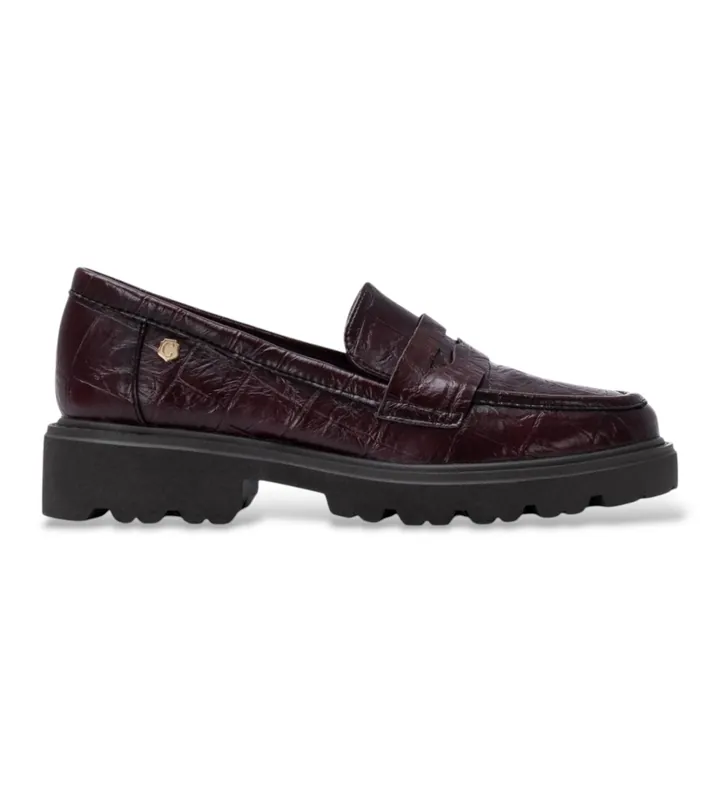 Carmela para mujer. 16427003-BURDEOS Mocasines 164270 granate (36), 3 a 5cm, Ninguno, Casual