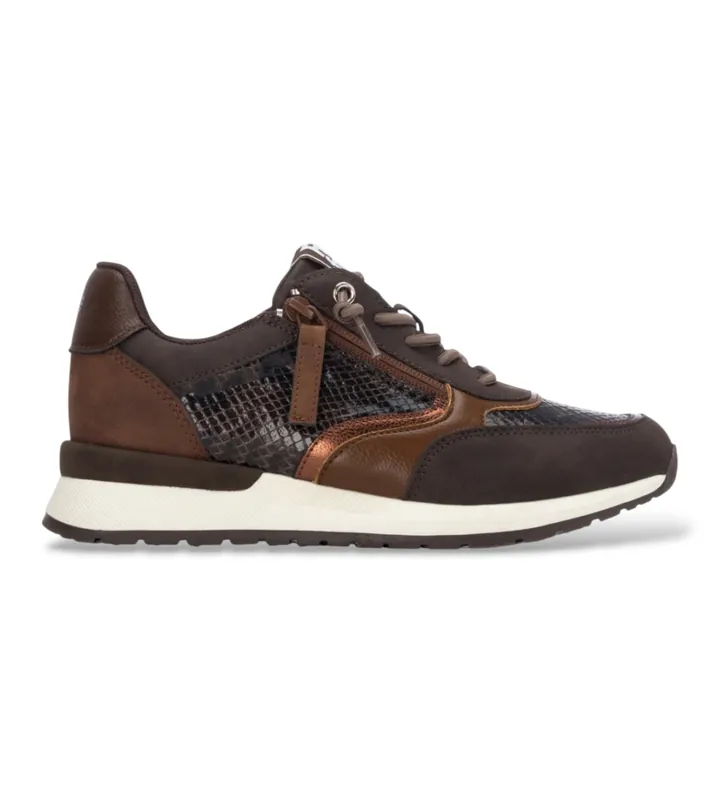 Refresh para mujer. 17610904-MARRON Zapatillas 176109 marrón (36), Plano, Cremallera, Casual