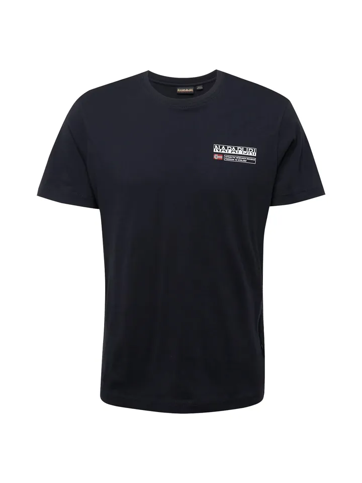 NAPAPIJRI Camiseta 'S-Kasba' rojo / negro / blanco