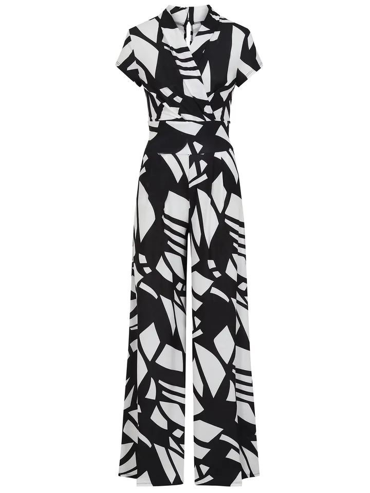HotSquash Jumpsuit negro / offwhite