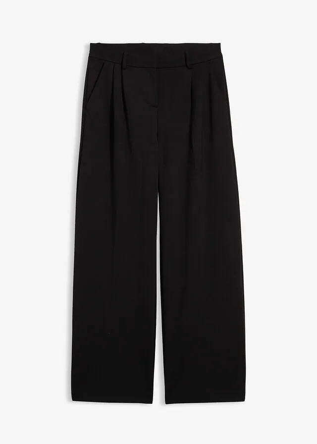 Pantalón de pinzas de mezcla de viscosa