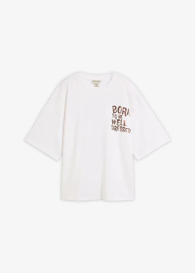 Camiseta oversize de algodón orgánico puro