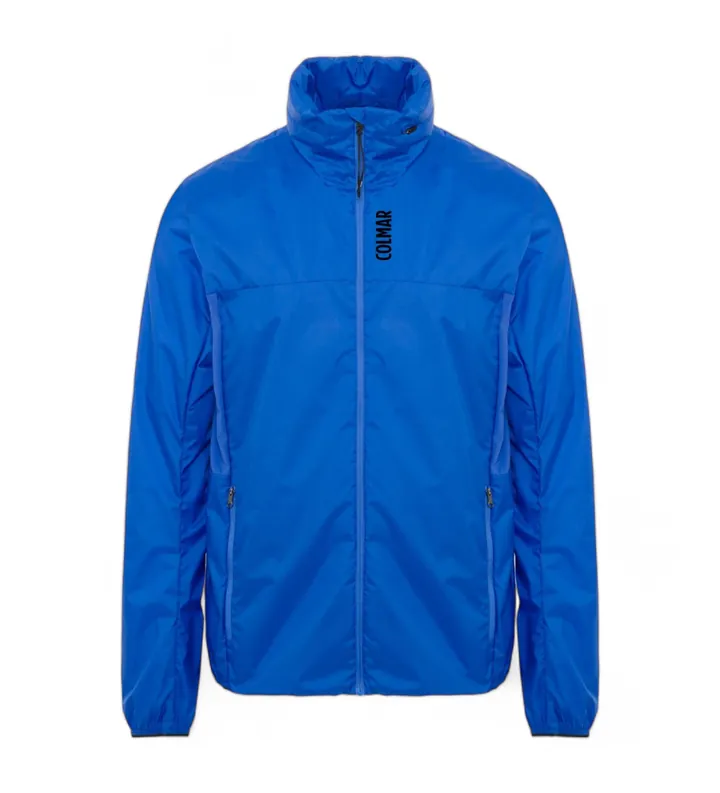 Colmar para hombre. 1893-2XQ Chaqueta sin forro y con capucha en el cuello azul (52), Casual, Poliéster