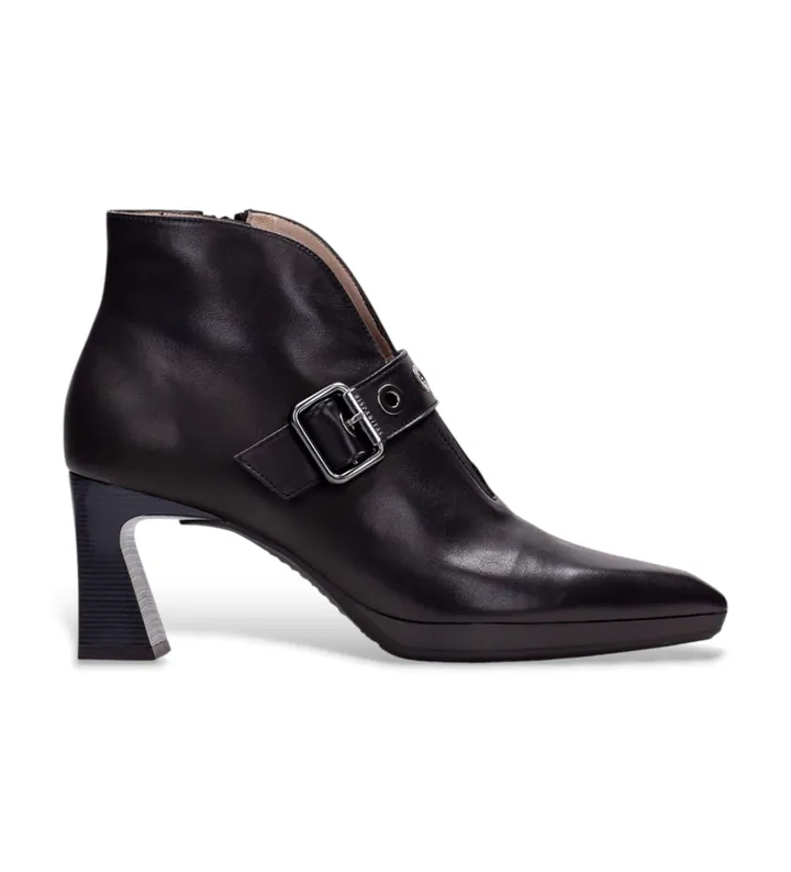 Hispanitas para mujer. HI254244 Botines de Piel Atlanta negro (36), 5 a 8cm, Cremallera, Casual
