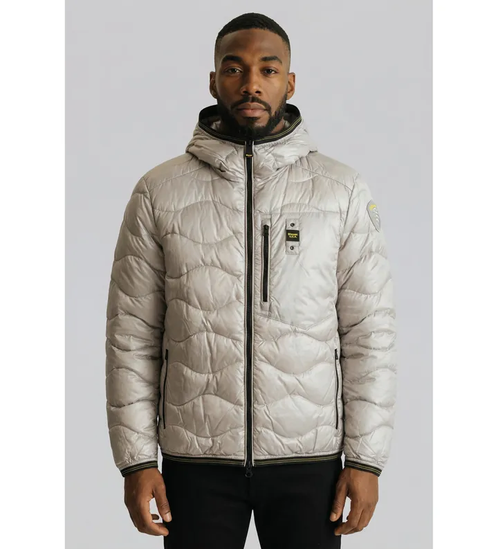 Blauer para hombre. 26SBLUC03177 Chaqueta Wave beige (M), Casual, Poliéster