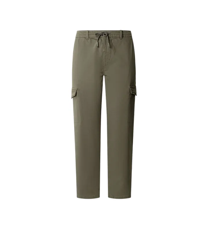 Pepe Jeans para hombre. PM2100077 Pantalón Gymdigo Cargo verde (28), Casual, Algodón