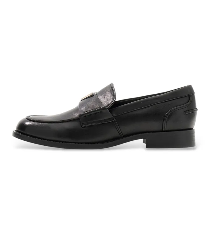 Guess para mujer. FLTBSOLEA14 Mocasines de Piel Beliso negro (36), Plano, Ninguno, Casual, Clásico