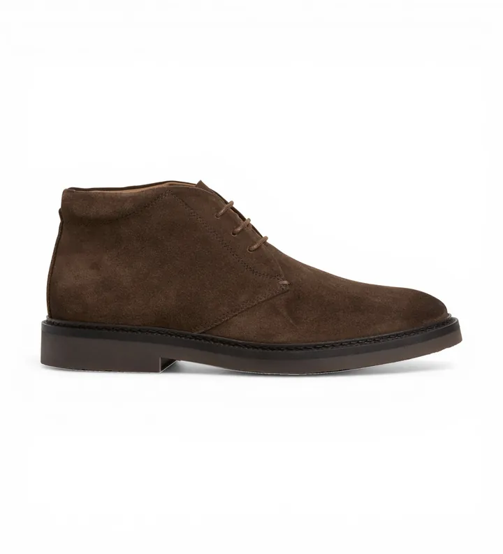 Hackett London para hombre. HMS200138 Botines de ante Elsted Chukka marrón (40), Plano, Serraje, Cordones, Casual, Clásico