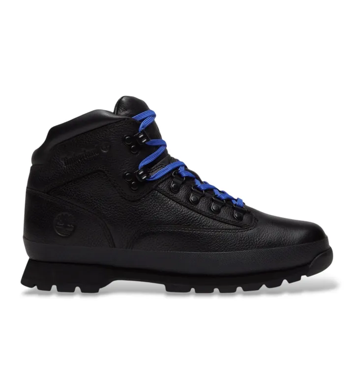 Timberland para hombre. TB0A2PUSEPV1 Botas de piel Euro Hiker negro (40), Plano, Cordones, Outdoor