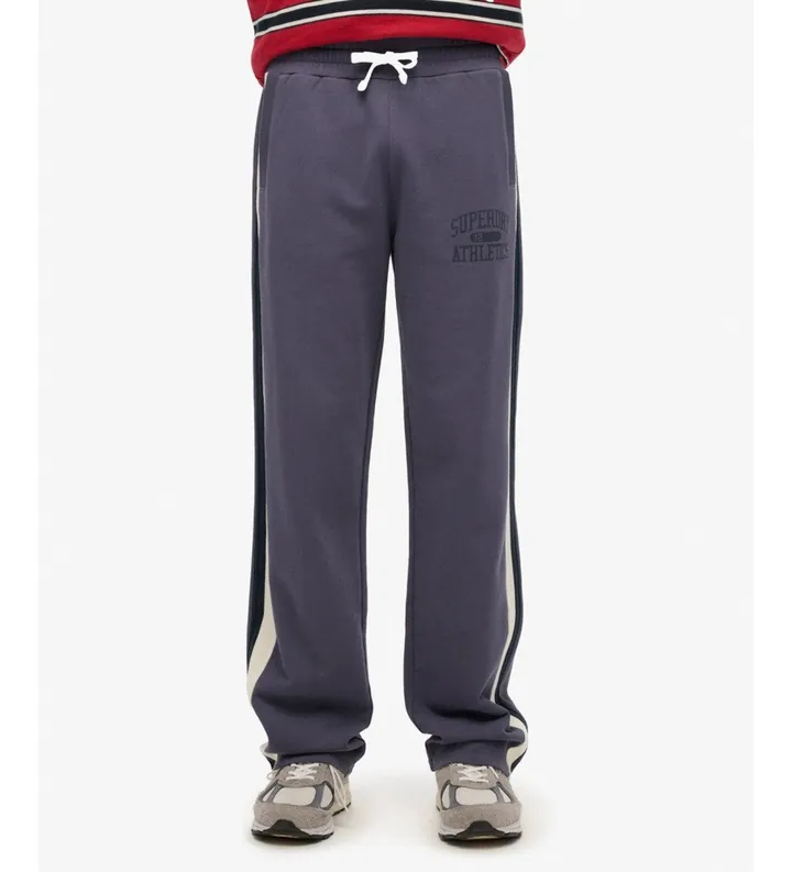 Superdry para hombre. M7011396A Pantalón Jogger Athletic ESS Straight gris (L), Casual, Algodón