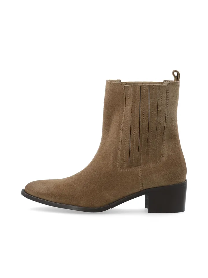 Bianco Botas Chelsea 'Carol' marrón