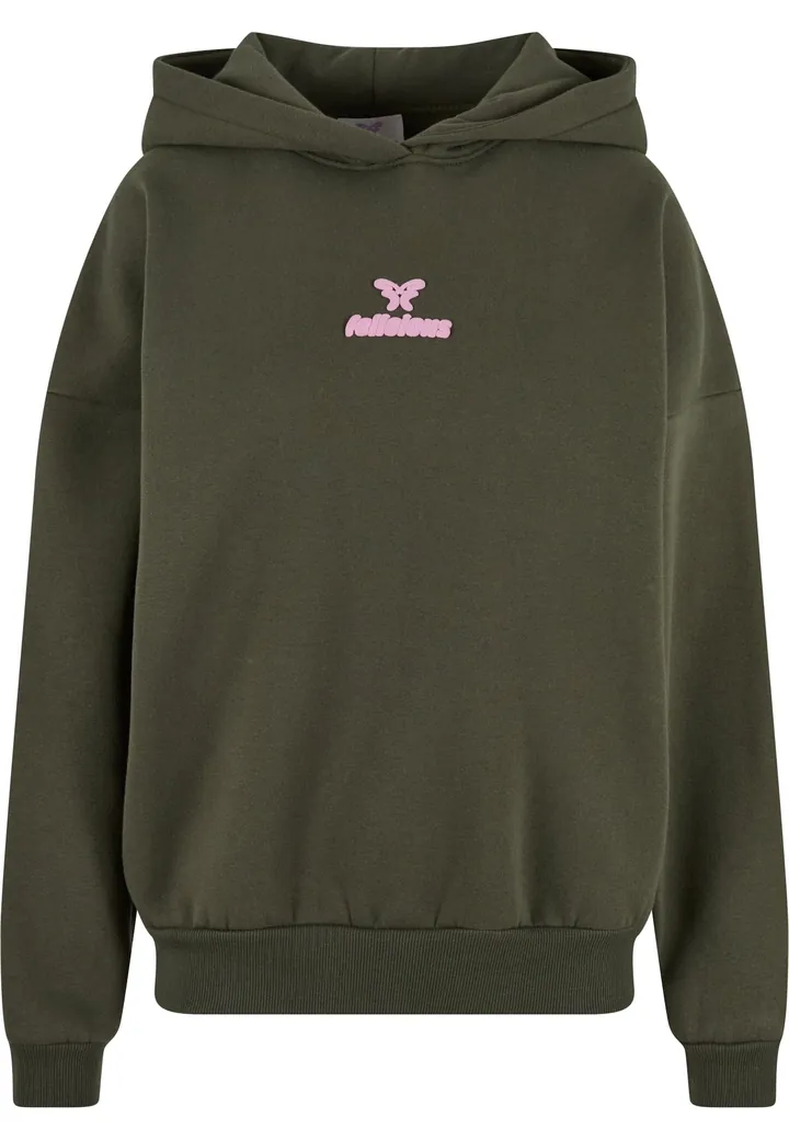 Felicious Sudadera  verde oscuro / rosa