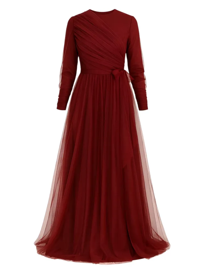 fashionshowcase Vestido de noche 'INCI' burdeos