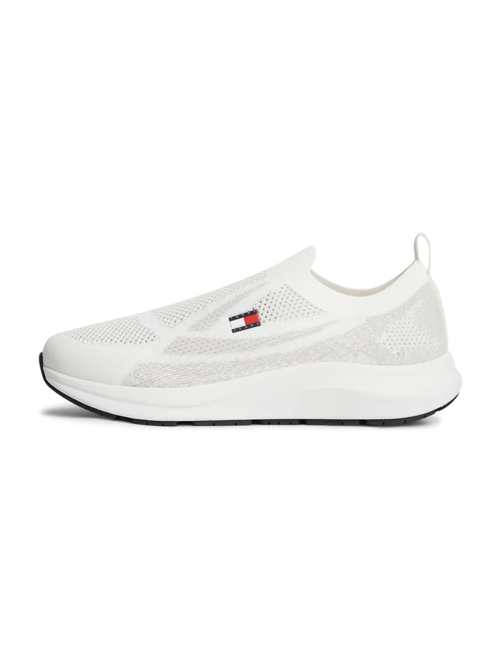 Tommy Jeans Zapatillas sin cordones greige / blanco