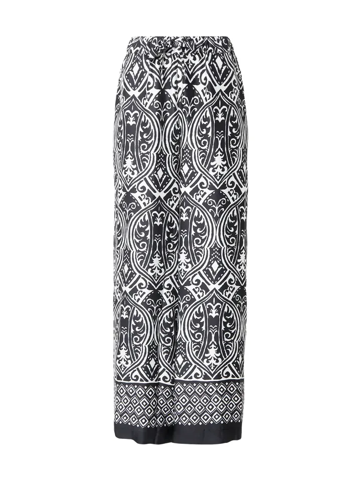 monari Pantalón  negro / blanco