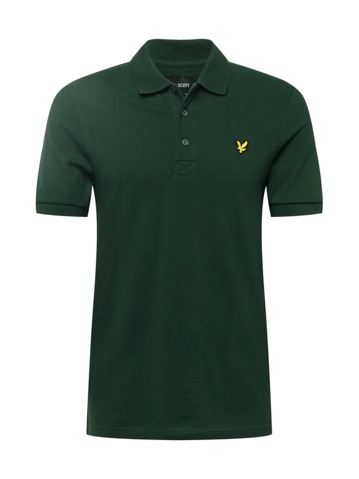 Lyle & Scott Camiseta amarillo / verde oscuro / negro