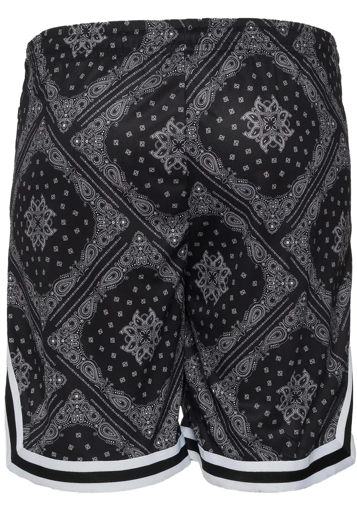 Karl Kani Pantalón  negro / blanco
