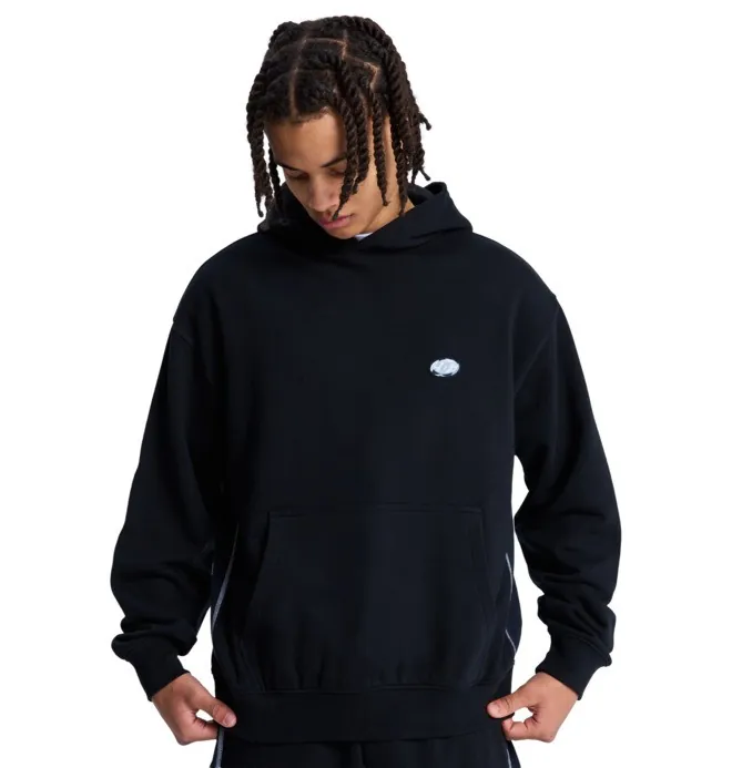 Flow Down - Sudadera con Capucha Negro Hombre