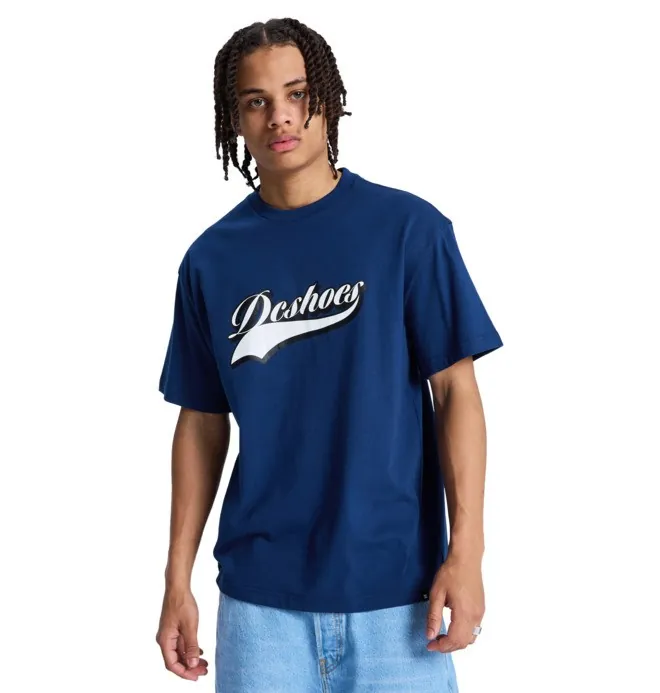 DC Old Fashion - Camiseta de manga corta Azul Hombre