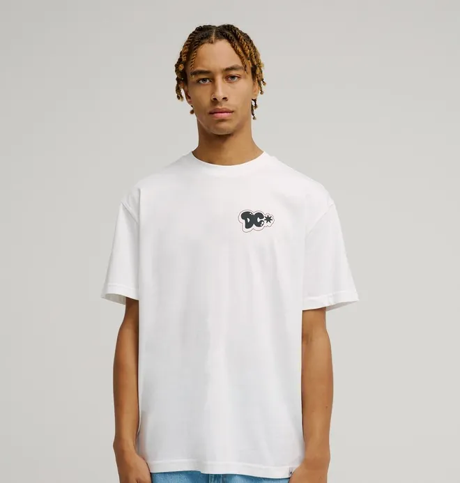 DC Side Flame - Camiseta de manga corta Blanco Hombre