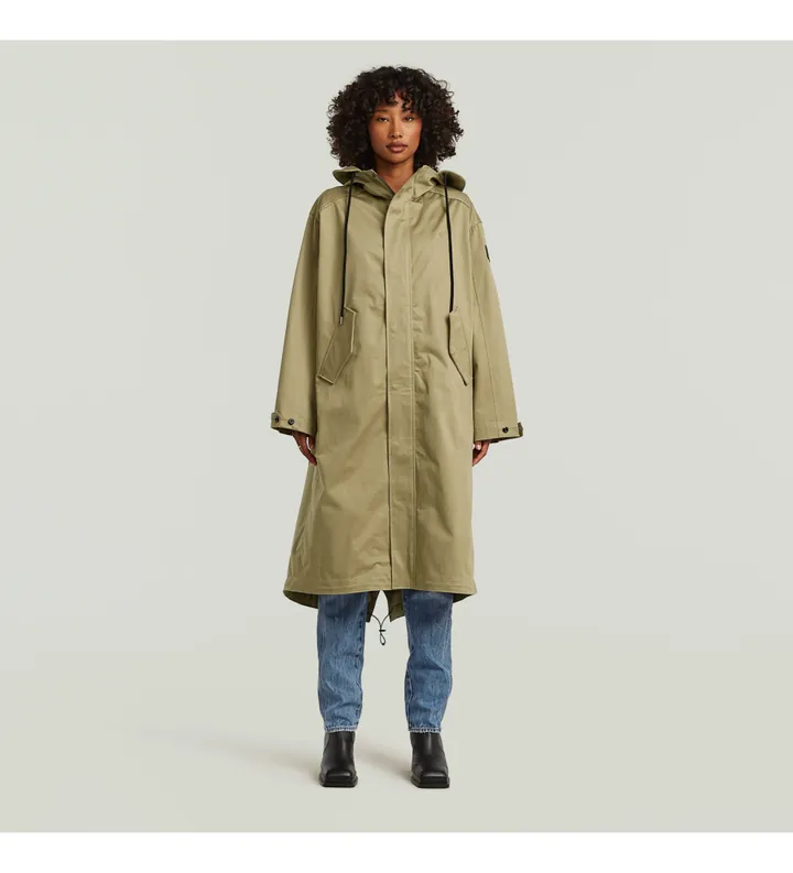G-Star para mujer. D28236-5126-6057 Parka Rovic verde (M), Casual, Algodón