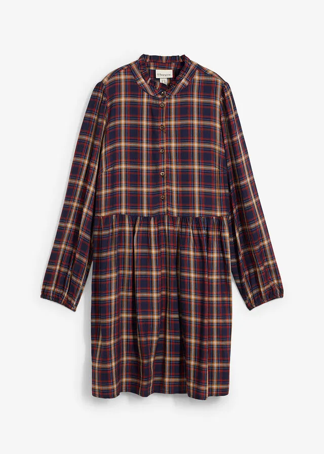 Minivestido de viscosa suave