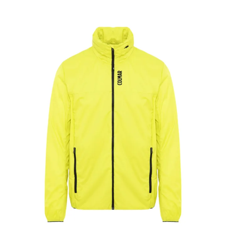 Colmar para hombre. 1893-2XQ Chaqueta sin forro y con capucha en el cuello lima (54), Casual, Amarillo, Poliéster