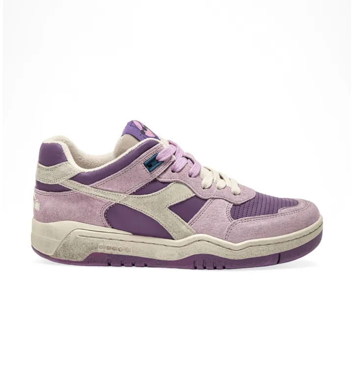 Diadora para mujer. 201181299 Zapatillas de Piel B.560 Provence lila (36), Plano, Cordones, Casual