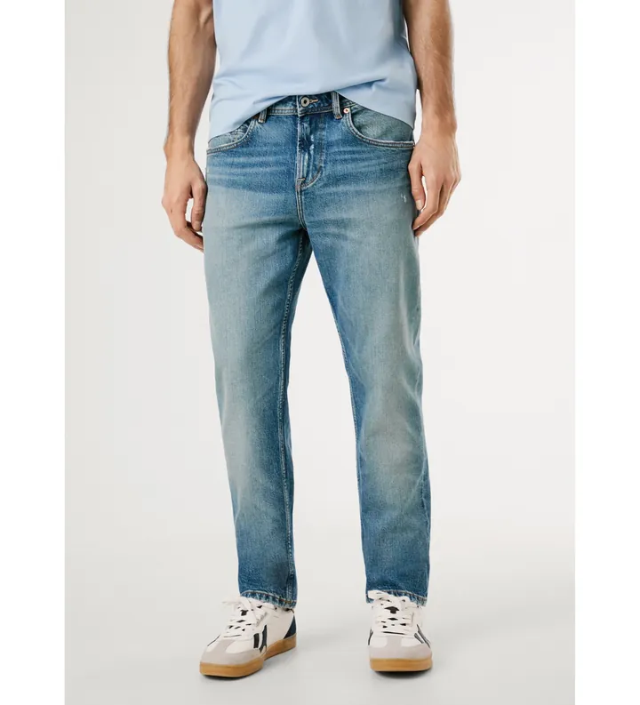 Pepe Jeans para hombre. PM208414 Jeans Straight azul (29/30), Casual, Algodón, Denim