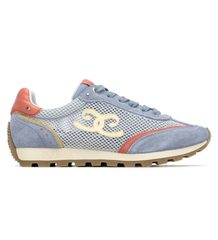 Carmela para mujer. 16321301-JEANS Zapatillas 163213 azul (36), Tela, Plano, Cordones, Casual